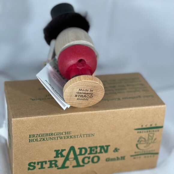 Kaden & Straco VINTAGE GmbH NIB German Wood GIGOLO Incense Smoker, 6" Tall - Picture 5 of 6